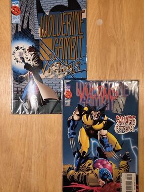 1995 Wolverine & Gambit "Victims" - X-Men Special Comic Book Series (Set of 2)